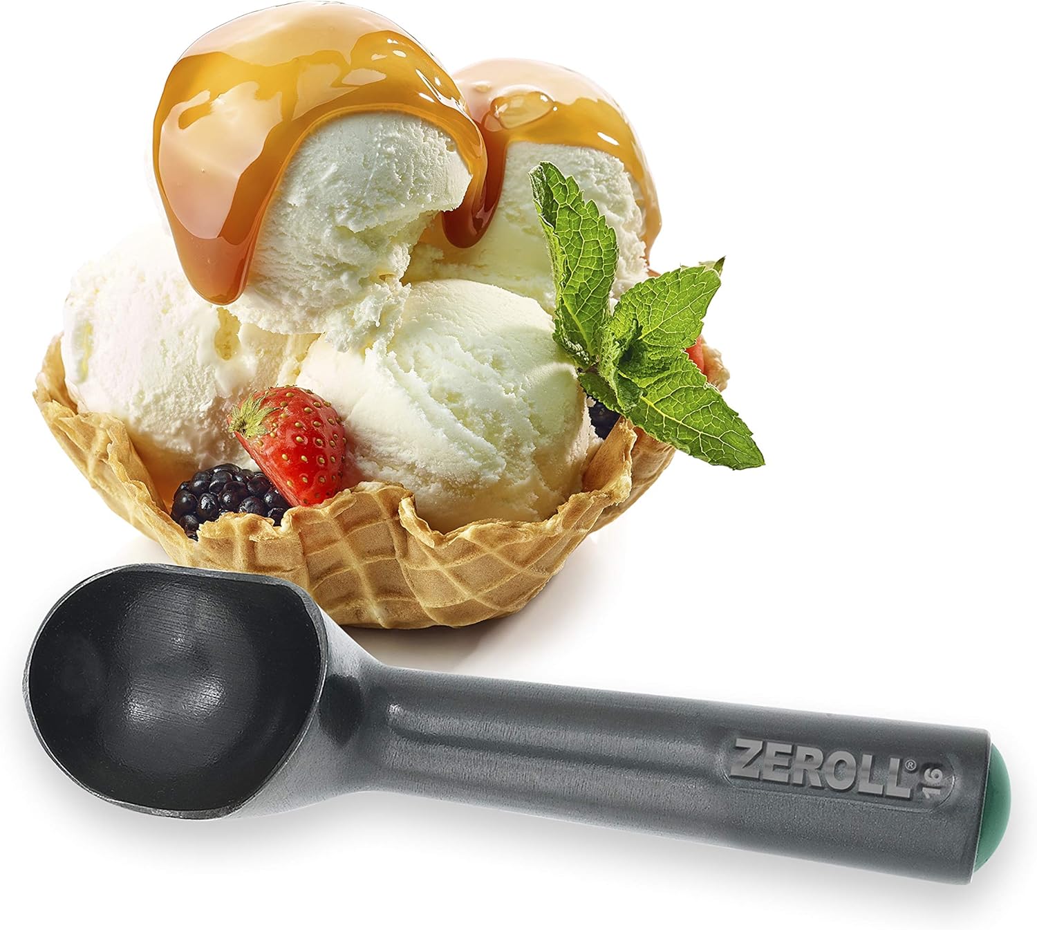 zeroll 1016zt zerolon hardcoat anodized ice cream scoop 黑色 1